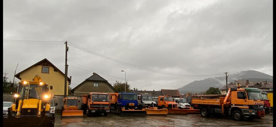 Pregătiri de iarnă la Săcele