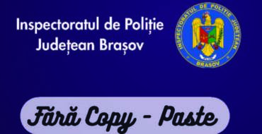 EDUCAȚIE PENTRU LEGALITATE: CAMPANIA „FĂRĂ COPY-PASTE” A AJUNS PRINTRE LICEENI